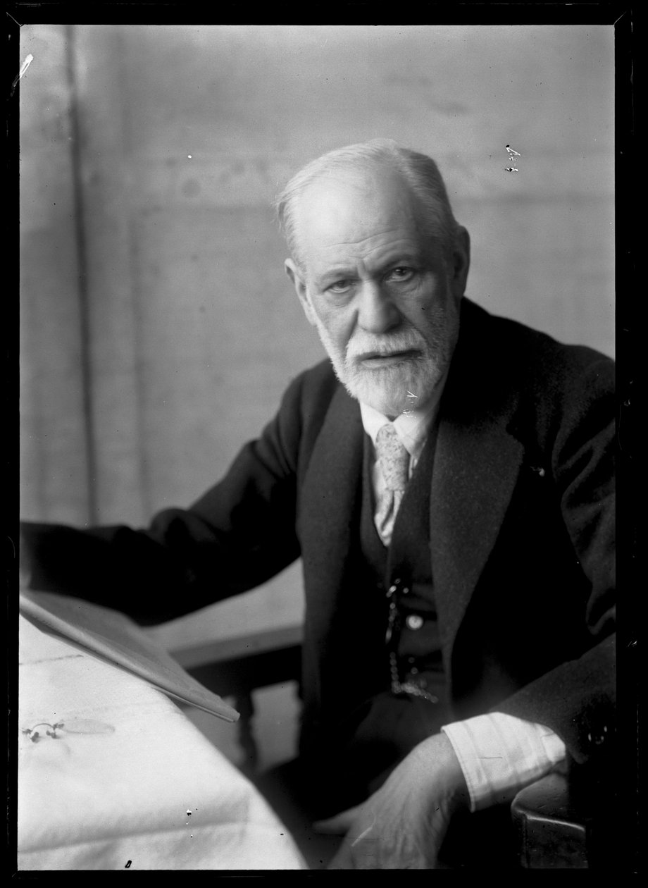 Billede af Sigmund Freud (1856-1939) af Ferdinand Schmutzer