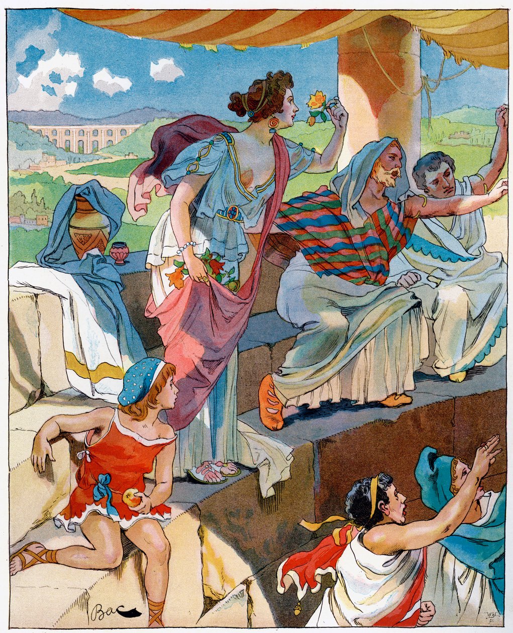 Arenaerne i Lutetia, c1870-1950. af Ferdinand Sigismund Bac