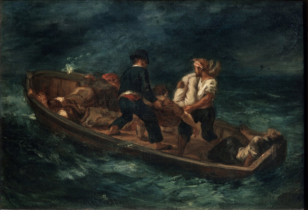 Efter et forlis, 1847 af Ferdinand Victor Eugene Delacroix