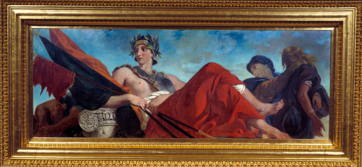 Allegory of War Maleri af Eugene Delacroix (1798-1863) af Ferdinand Victor Eugene Delacroix