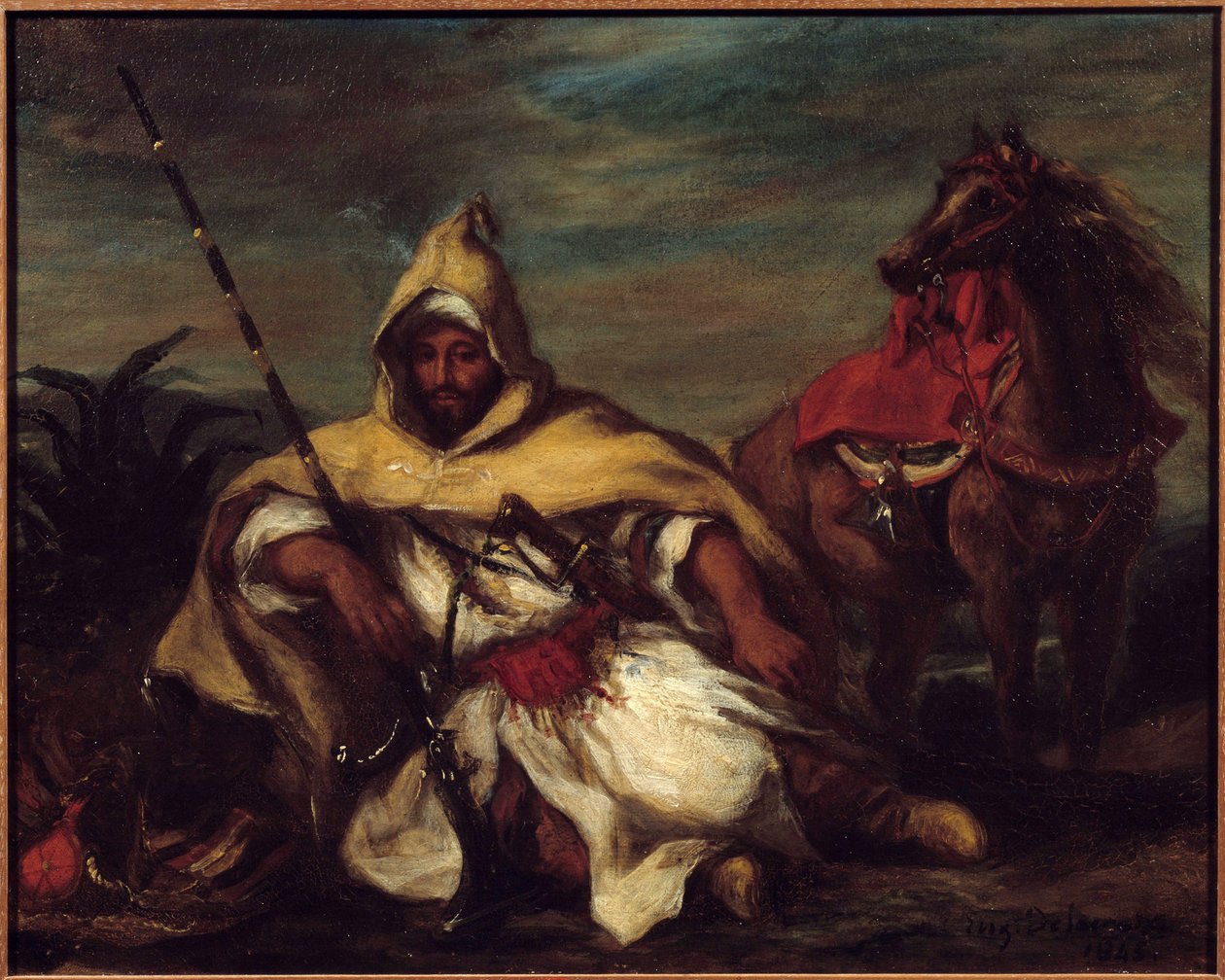 En araber. Maleri af Eugene Delacroix (1798-1863) af Ferdinand Victor Eugene Delacroix