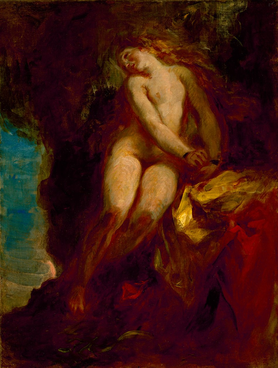 Andromeda, 1852 af Ferdinand Victor Eugene Delacroix