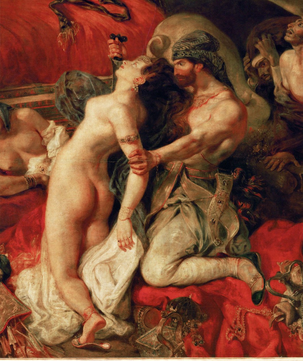 Sardanapals død ... af Ferdinand Victor Eugene Delacroix