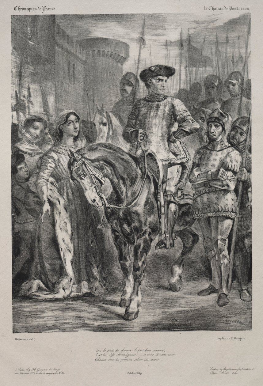 Duguesclin, 1829. af Ferdinand Victor Eugene Delacroix