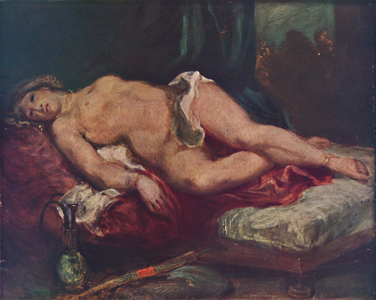LOdalisque, 1825, 1937 af Ferdinand Victor Eugene Delacroix