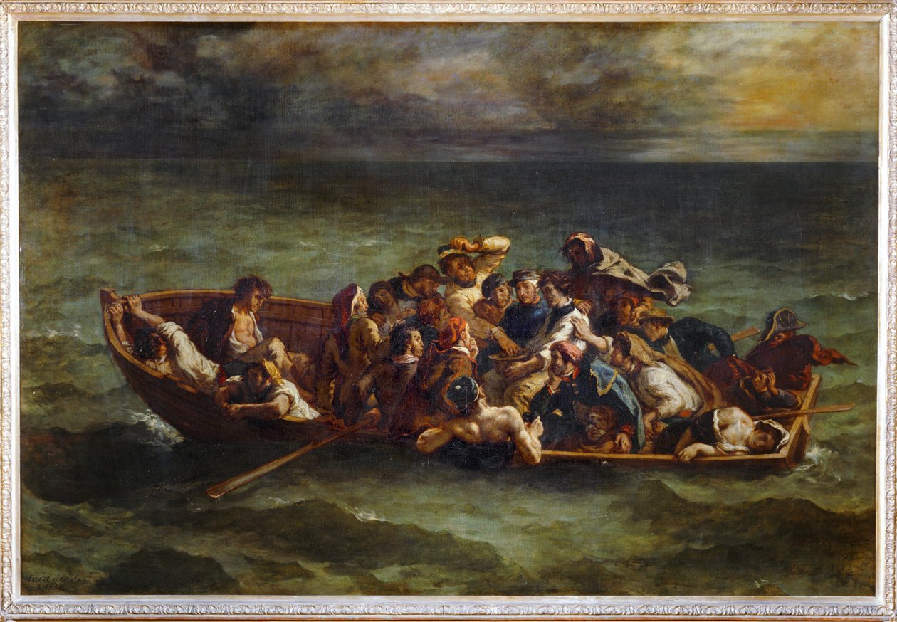 Le Naufrage de Don Juan - Don Juans skibbrud. Salon de 1841 ... af Ferdinand Victor Eugene Delacroix