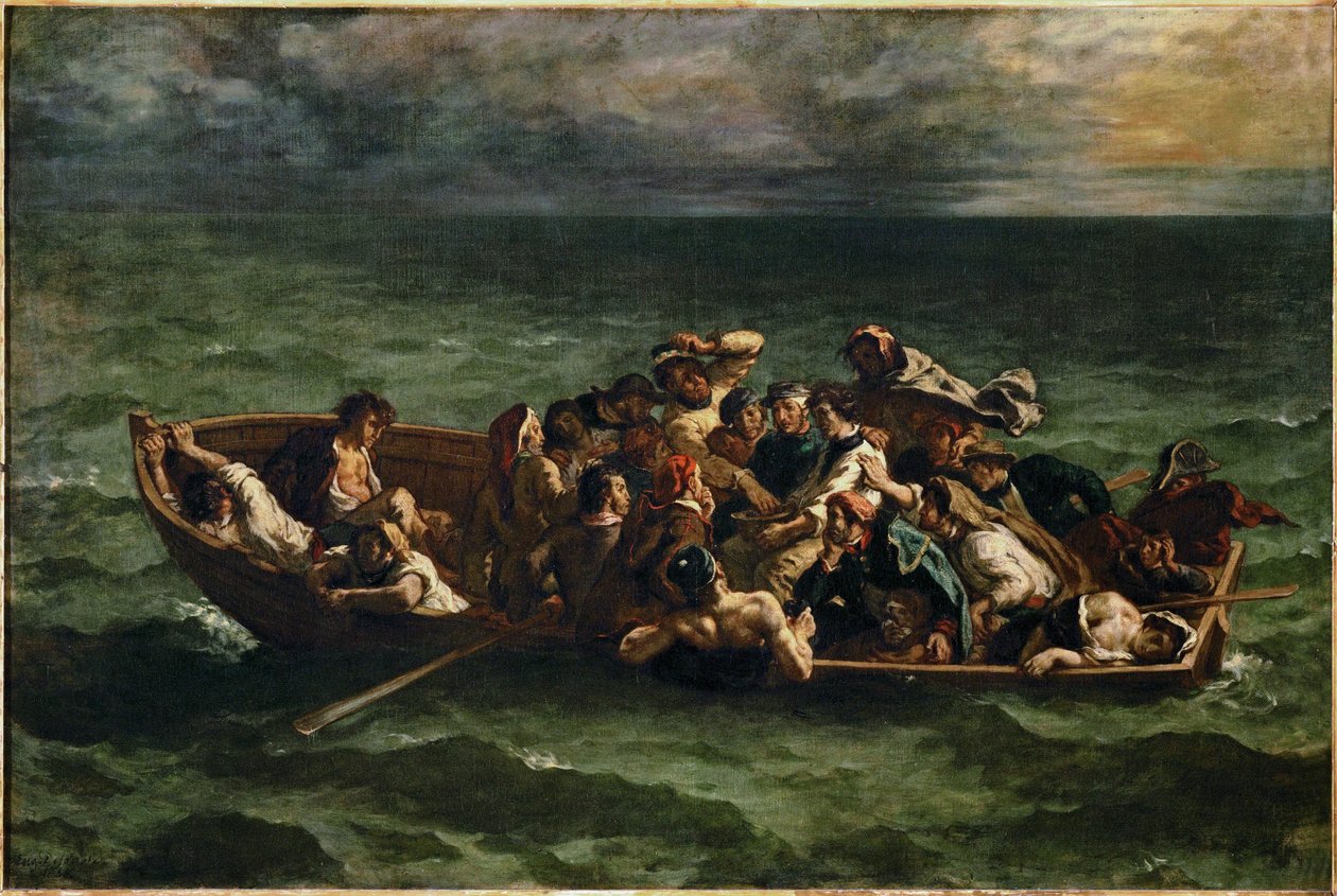 Le naufrage de Don Juan Don Juan led skibbrud ... af Ferdinand Victor Eugene Delacroix