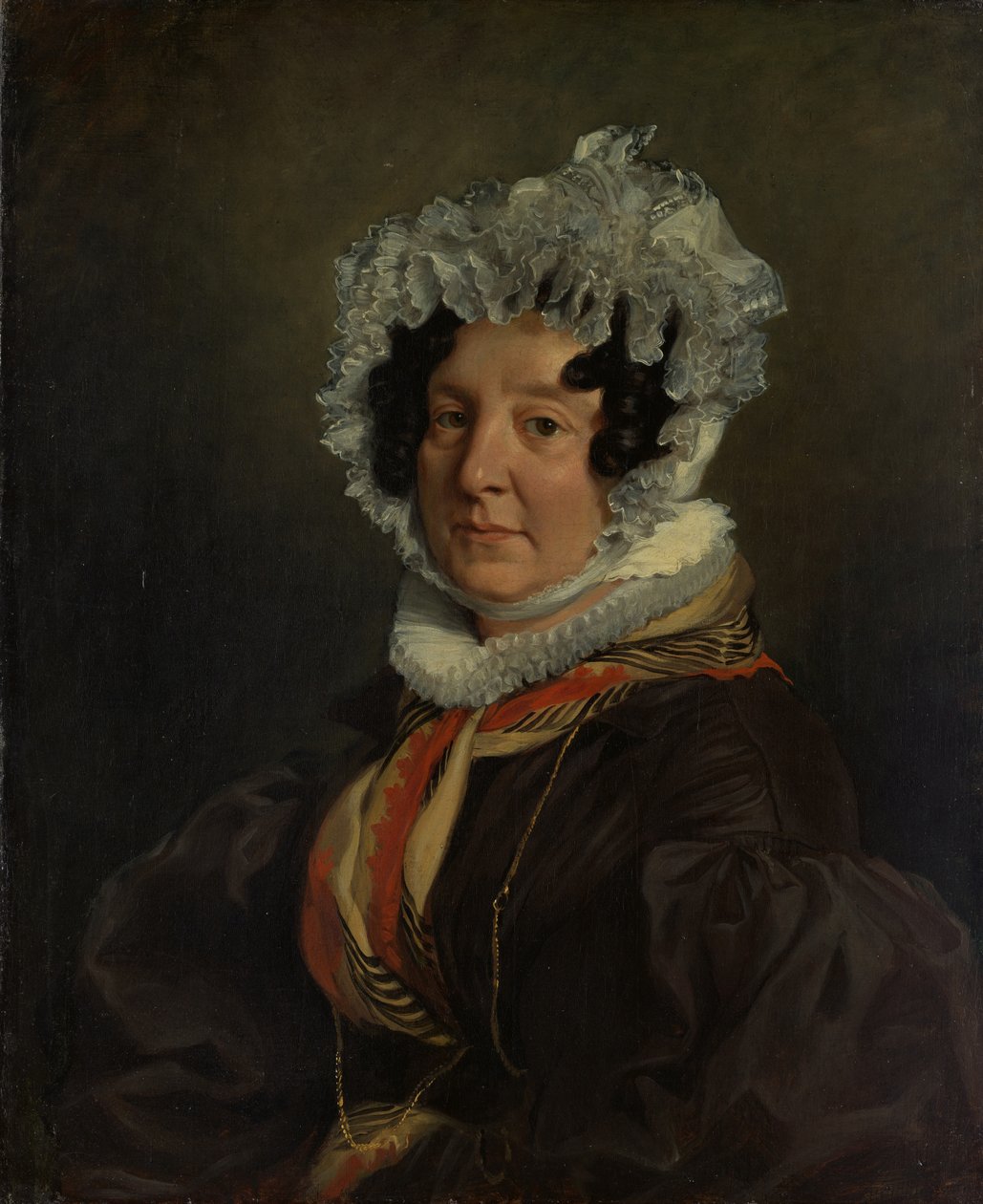 Madame Henri Francois Riesener, 1835 af Ferdinand Victor Eugene Delacroix