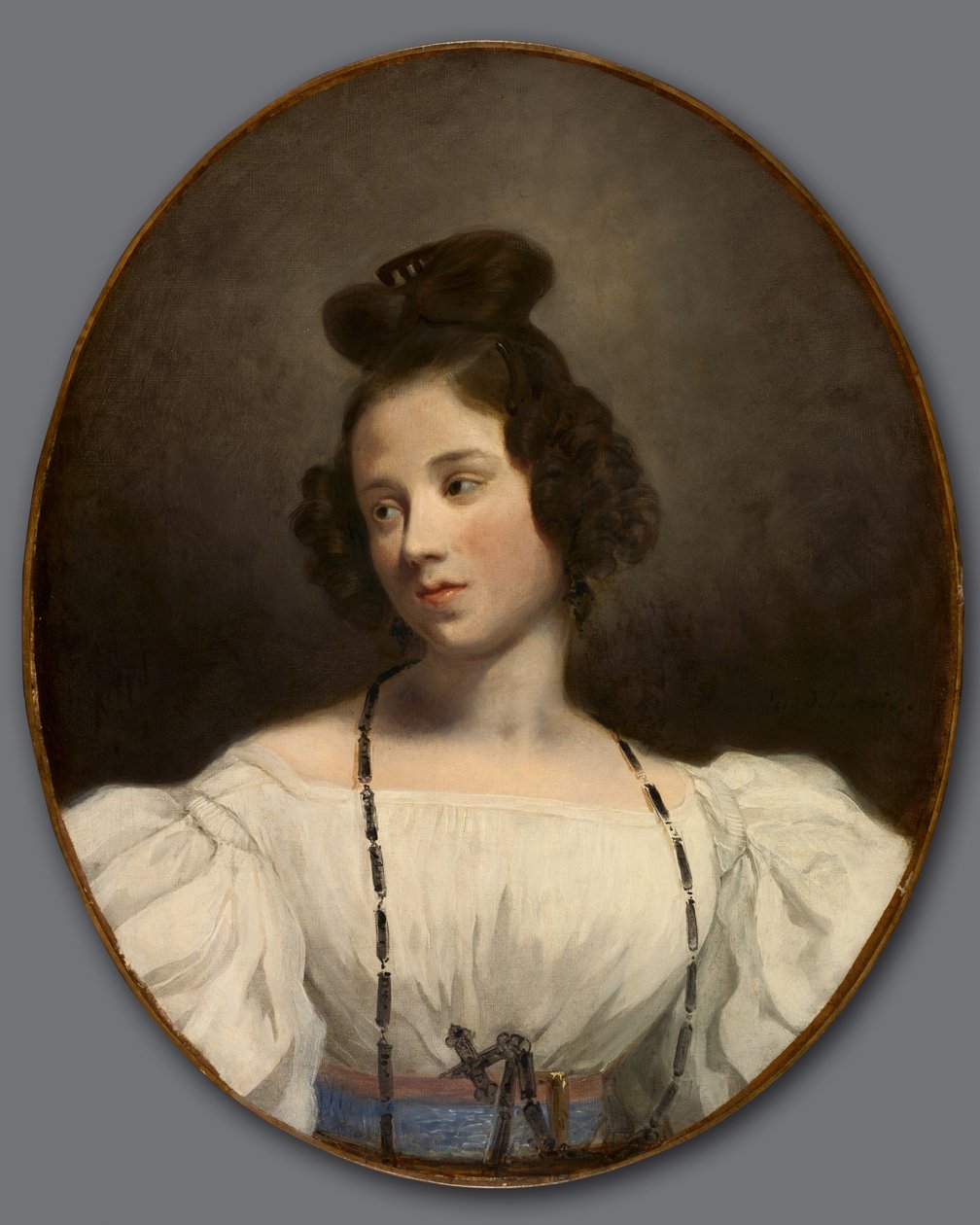 Frøken Alexandrine-Julie de la Boutraye, ca. 1832-1834 af Ferdinand Victor Eugene Delacroix