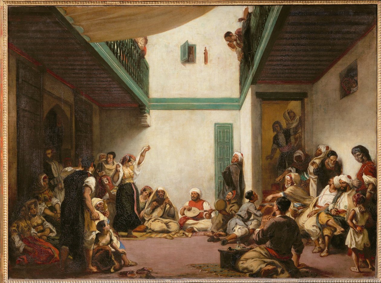 Jødisk bryllup i Marokko ... af Ferdinand Victor Eugene Delacroix
