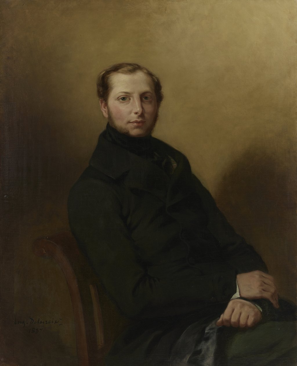 Portræt af grev Charles de Mornay, 1837 af Ferdinand Victor Eugene Delacroix