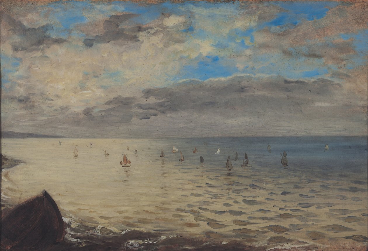Hav set fra Dieppes højder af Ferdinand Victor Eugene Delacroix