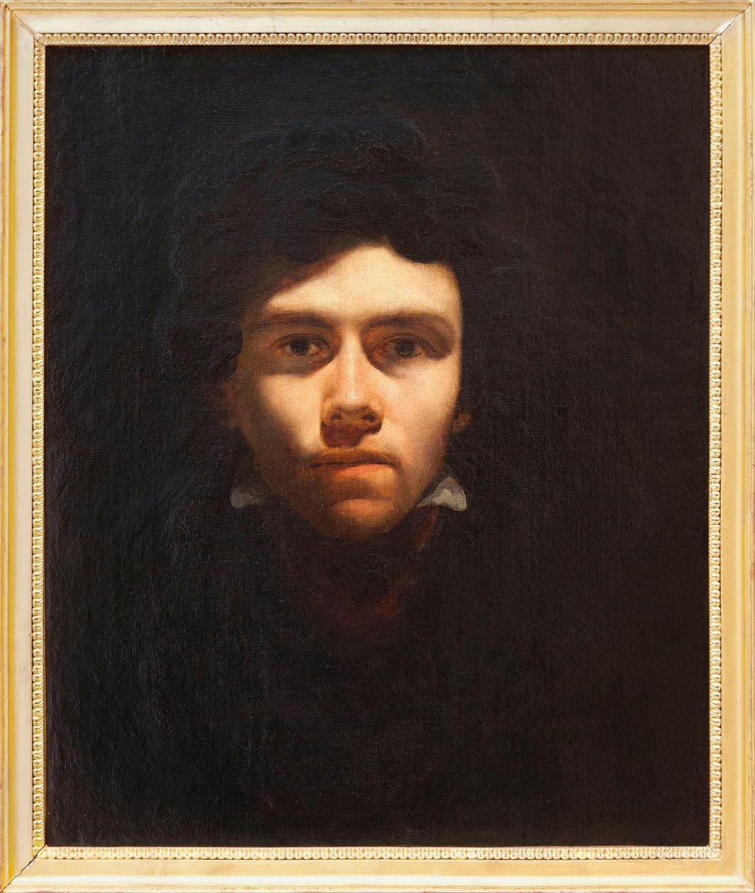 Selvportrætformodning af Eugene Delacroix (1798-1863), fransk maler - Maleri tilskrevet Delacroix - Fotografi, KIM Youngtae, Rouen, Musee des Beaux Art de Rouen af Ferdinand Victor Eugene Delacroix