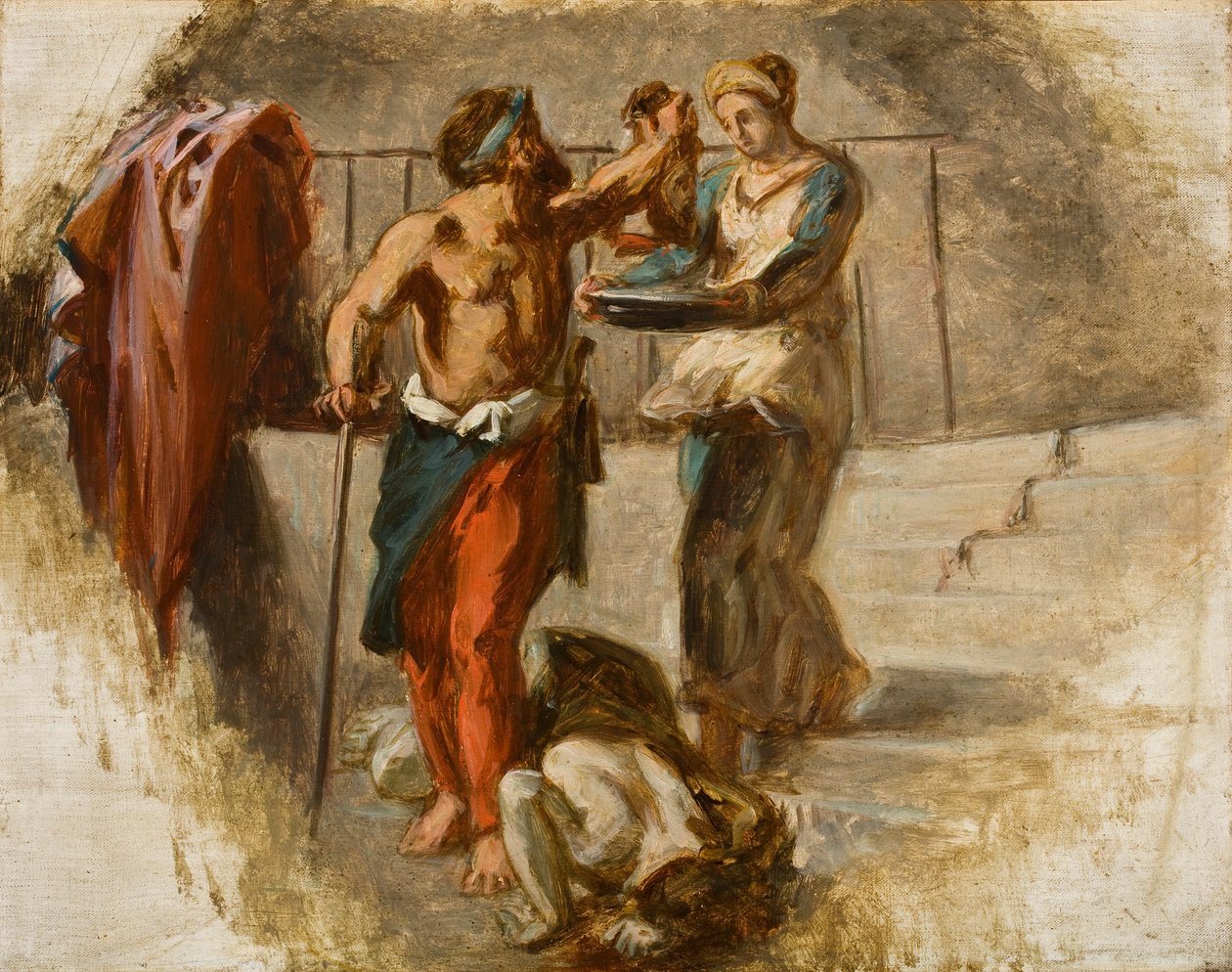 Halshugningen af Johannes Døberen, c.1838 af Ferdinand Victor Eugene Delacroix