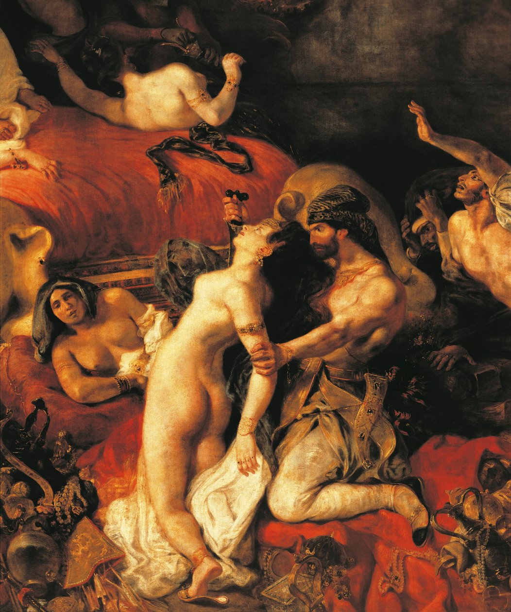 Sardanapalus død af Ferdinand Victor Eugene Delacroix