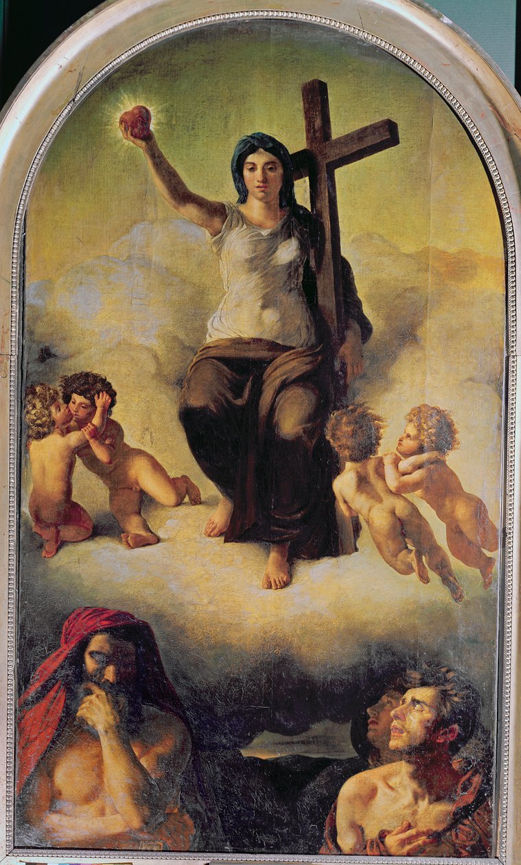 Jomfruen af det hellige hjerte, 1821 af Ferdinand Victor Eugene Delacroix