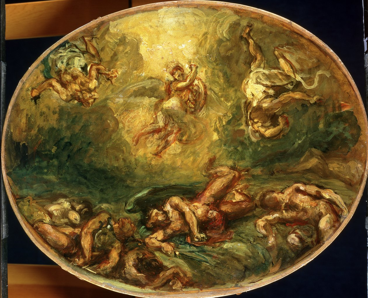 St. Michaels triumf af Ferdinand Victor Eugene Delacroix
