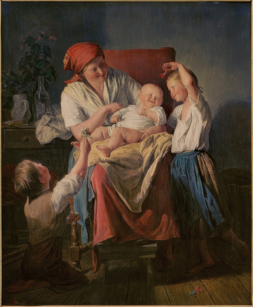 Mors lykke af Ferdinand Waldmüller