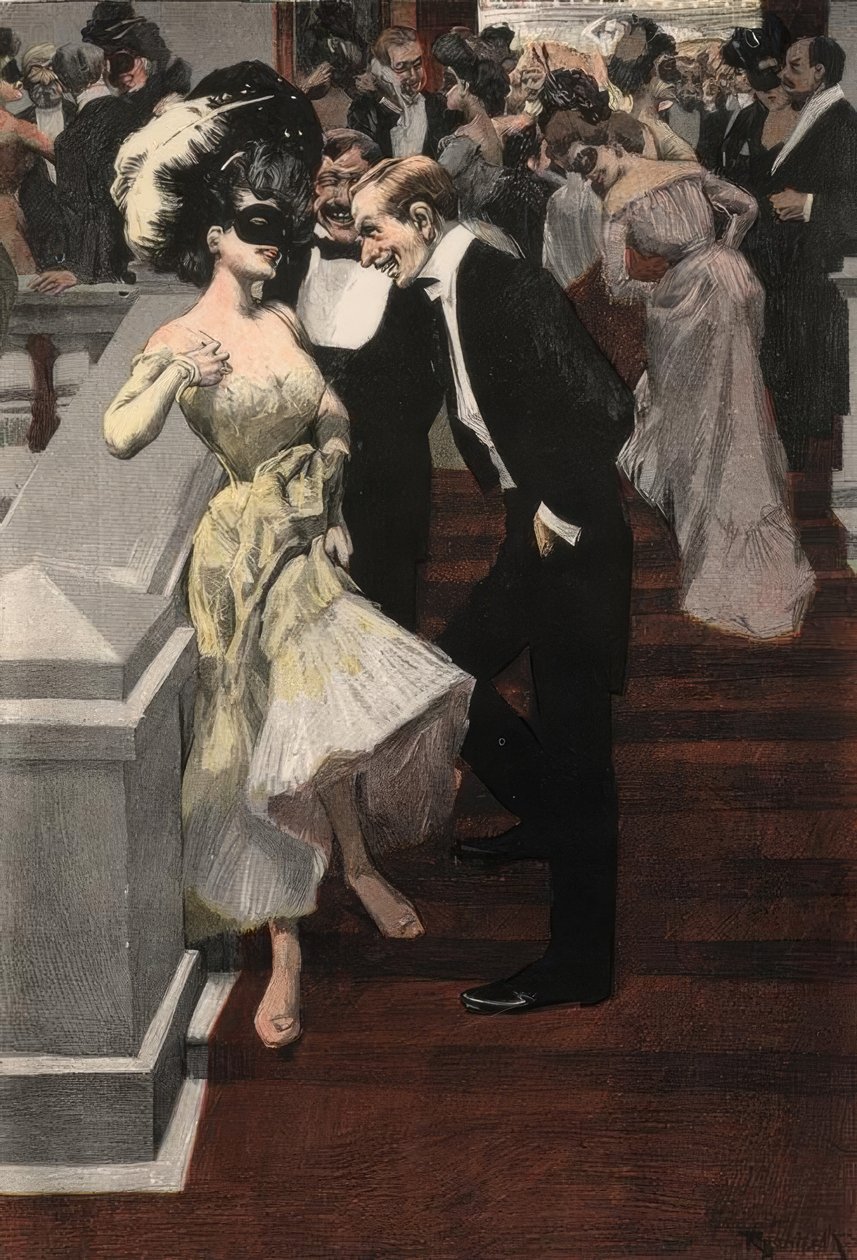 Reznicek / Bal pare / fra: Galante Welt / 1904 af Ferdinand von Reznicek