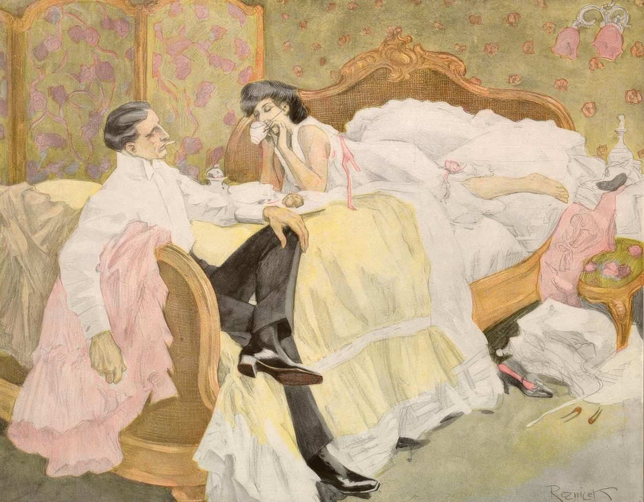Reznicek / Mardi Gras tirsdag / Lovers ... af Ferdinand von Reznicek