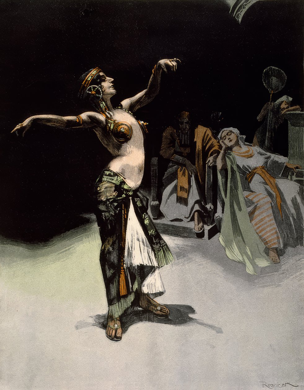 Reznicek / Salome / Grafik 1906 af Ferdinand von Reznicek