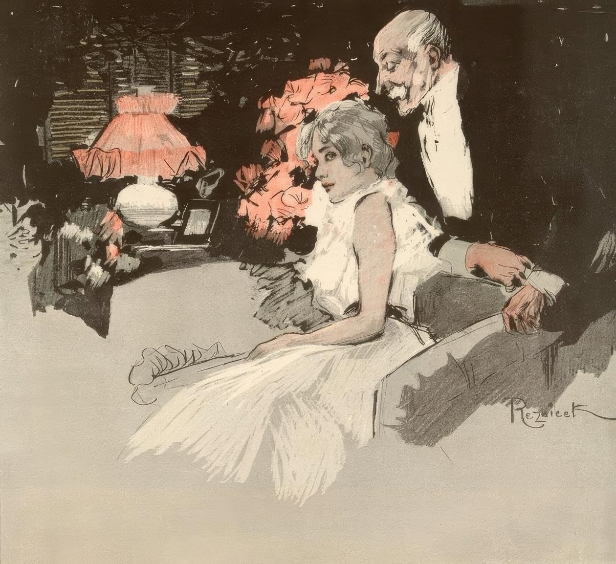 Variola vaccine. / Frøken Lilly, du har jeg yndig af Ferdinand von Reznicek