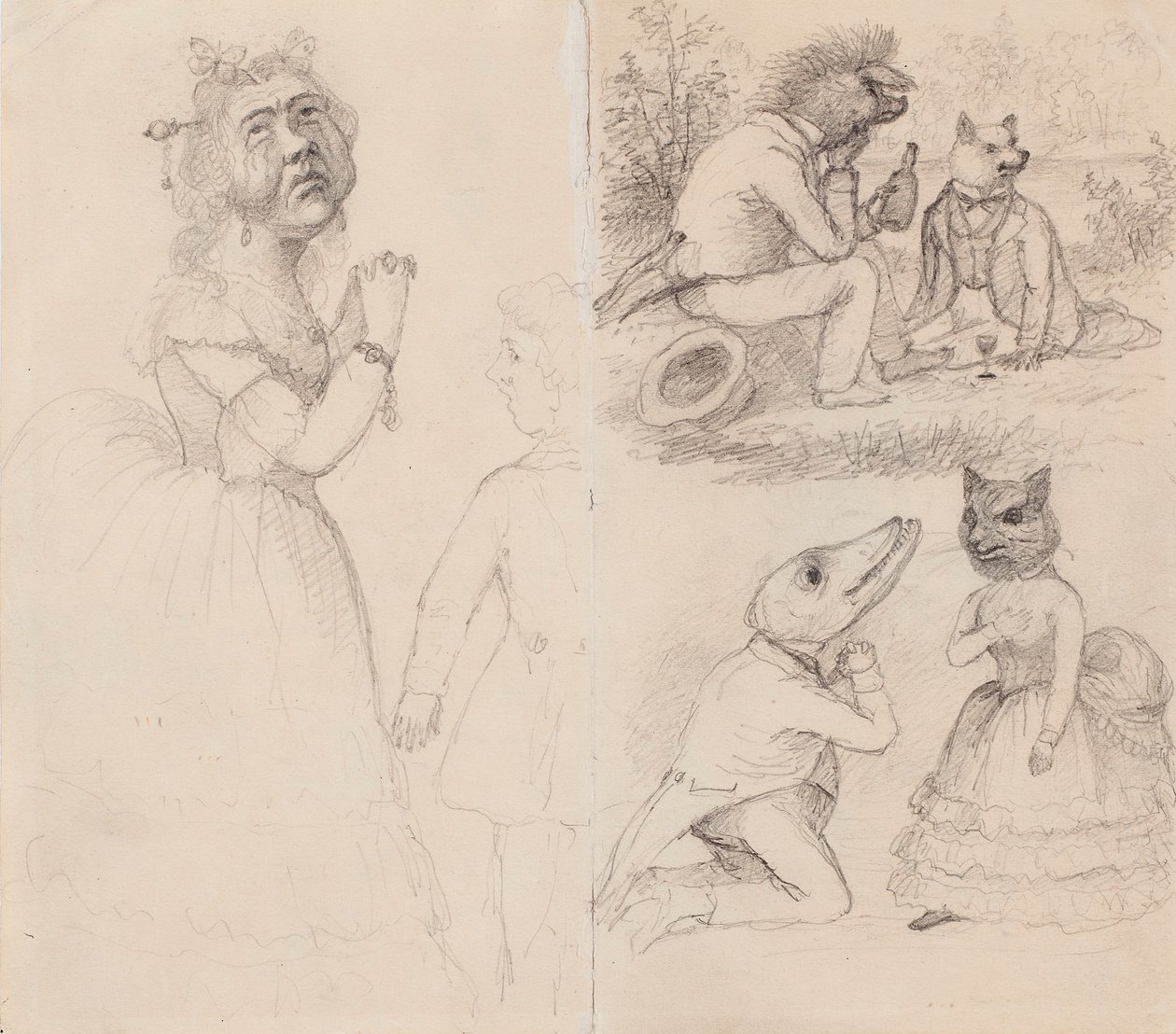 Karikaturer af Ferdinand von Wright