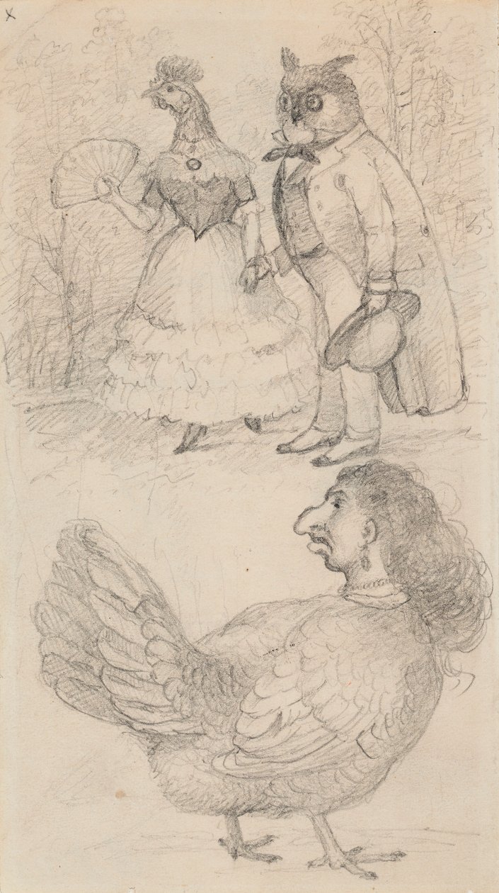 Karikaturer af Ferdinand von Wright
