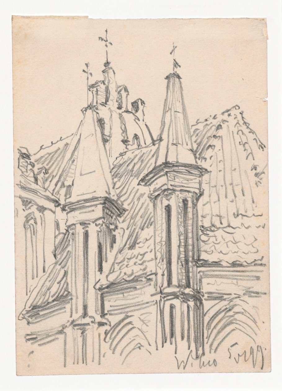 Sankt Annas Kirke i Vilnius af Ferdynand Ruszczyc