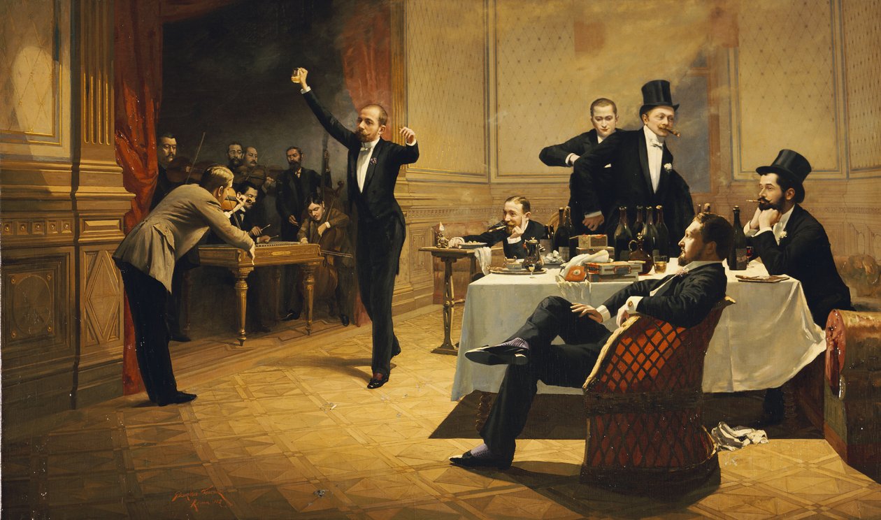 Middagsfesten, 1837 af Ferencz Paczka