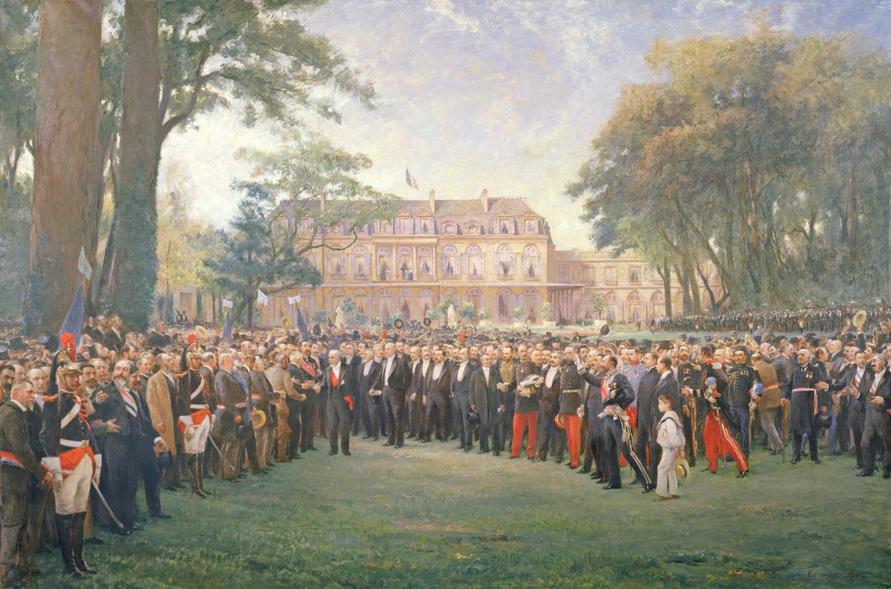 Modtagelse af borgmestrene i Frankrig i Elysee-paladset, 22. september 1900, 1904 af Fernand Cormon