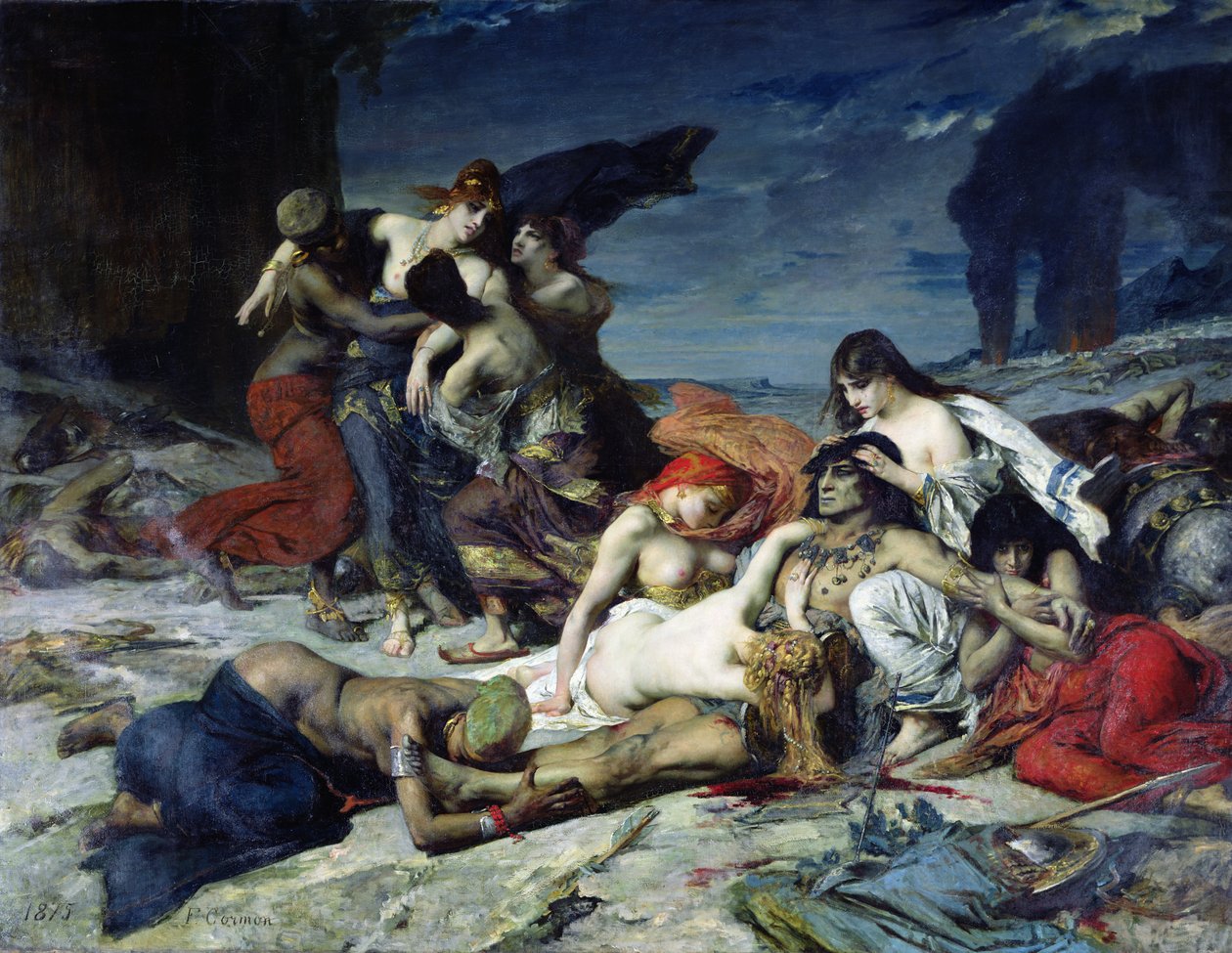 Ravanas død, 1875 af Fernand Cormon
