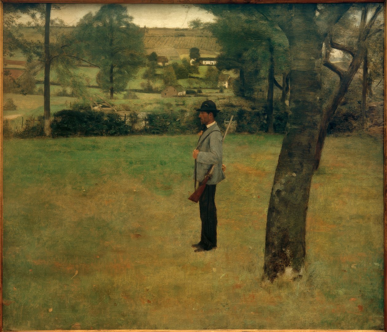 F.Khnopff, I Fosset. Vildtfogeden af Fernand Khnopff