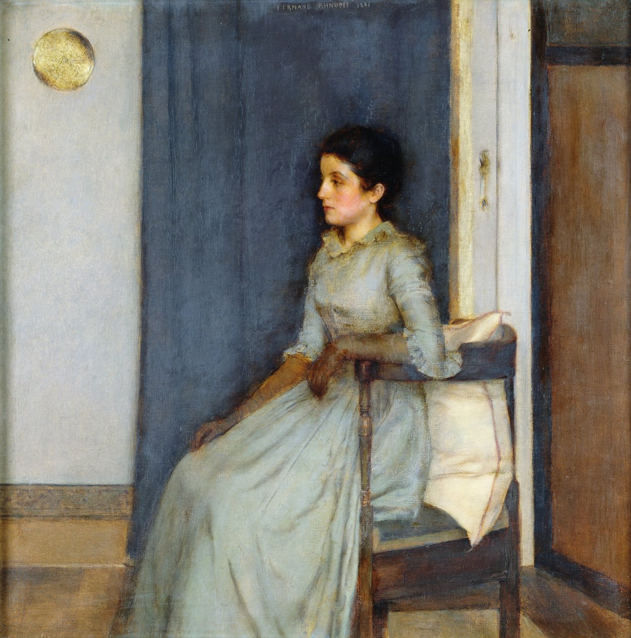 Frøken Monnom, 1887 af Fernand Khnopff
