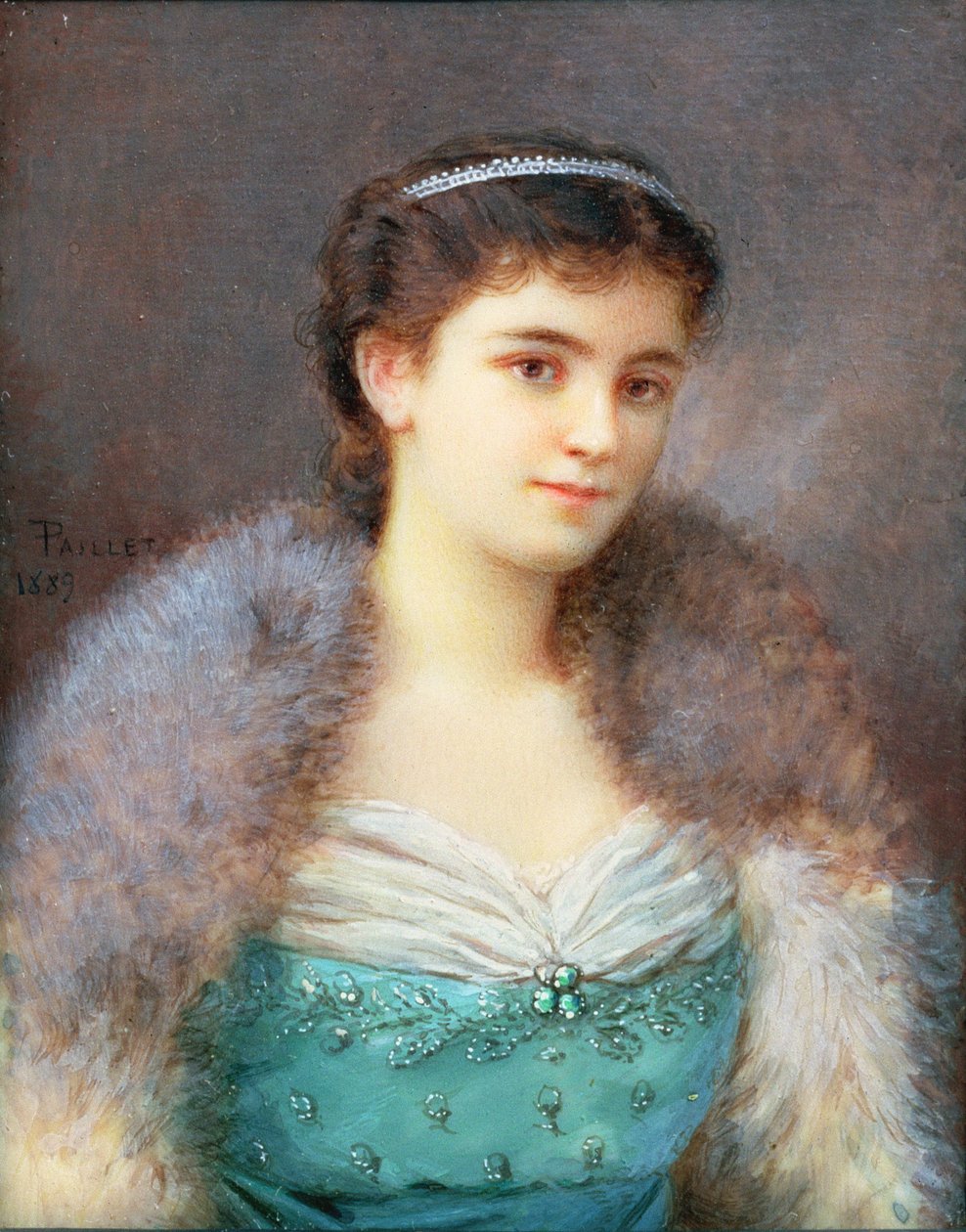 Mary Victoria Leiter, Lady Curzon (1870-1906) 1889 af Fernand Paillet