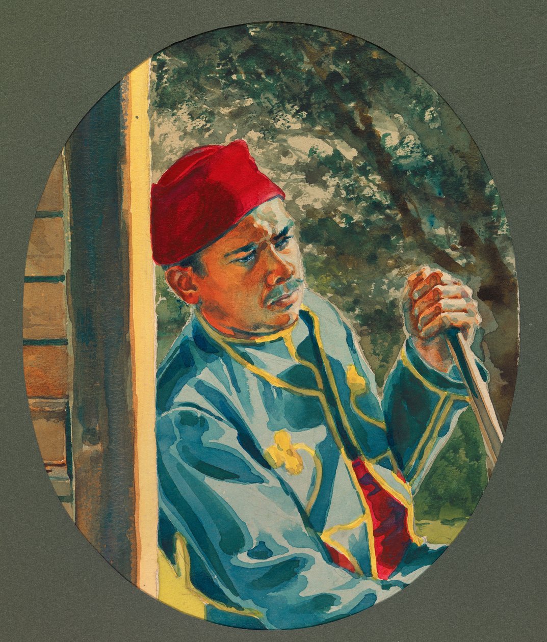 Pimero, algerisk plyndringsmand, Gustrow af Fernand Barbier