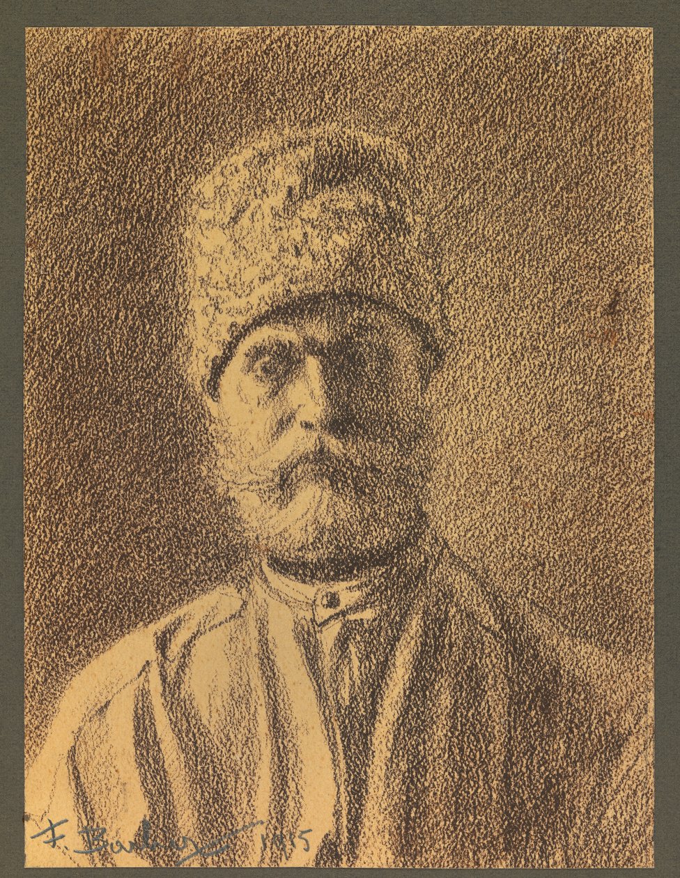 Portræt af en russisk fange af Fernand Barbier