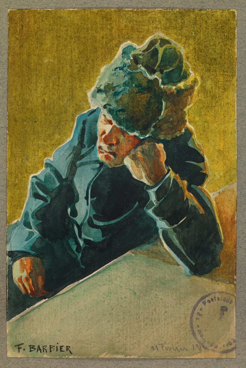 Russisk fange, Gustrow af Fernand Barbier