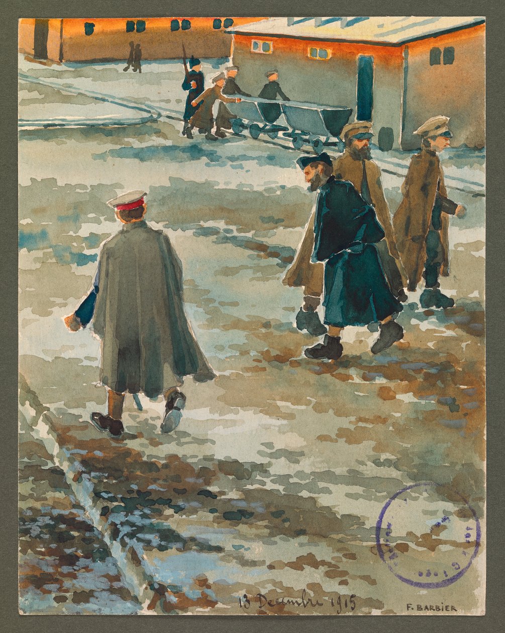 The Corvee på Gustrow af Fernand Barbier