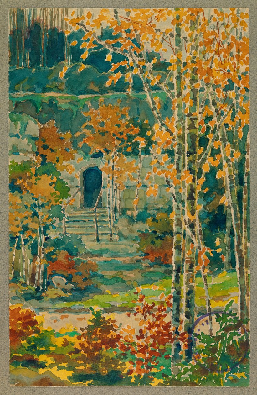 Stenbruddene i Soisson på vejen til Vailly af Fernand Barbier