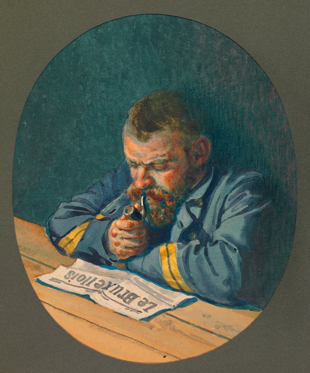 min ven Liard, oplæsningen af Bruxellois i Gustrow af Fernand Barbier