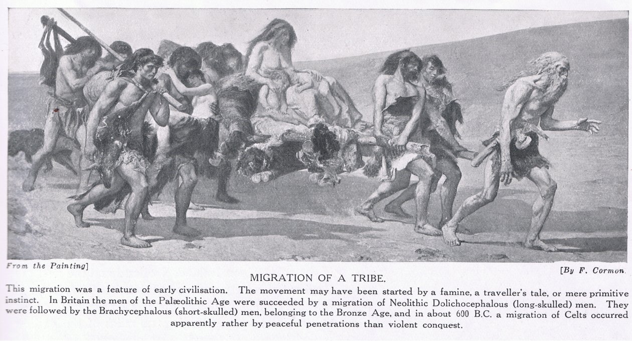 Migration of a Tribe, illustration fra 