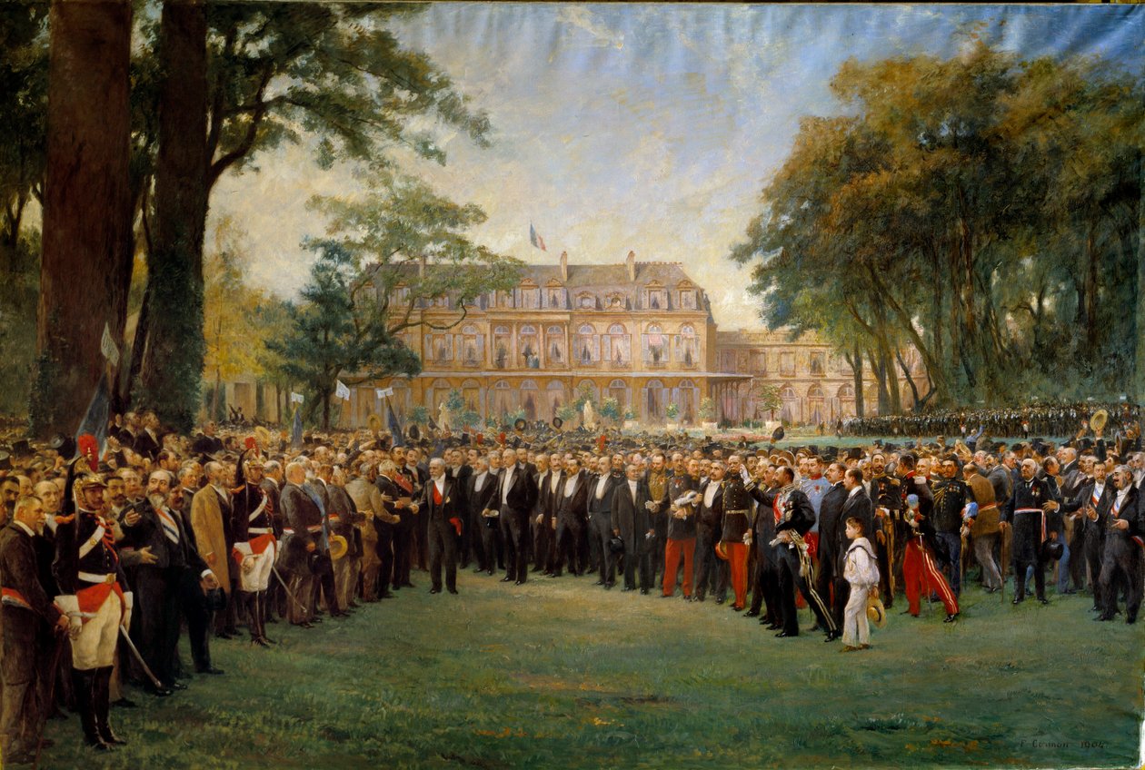 Modtagelse af borgmestrene i Frankrig i Elysee den 22. september af Fernand Cormon