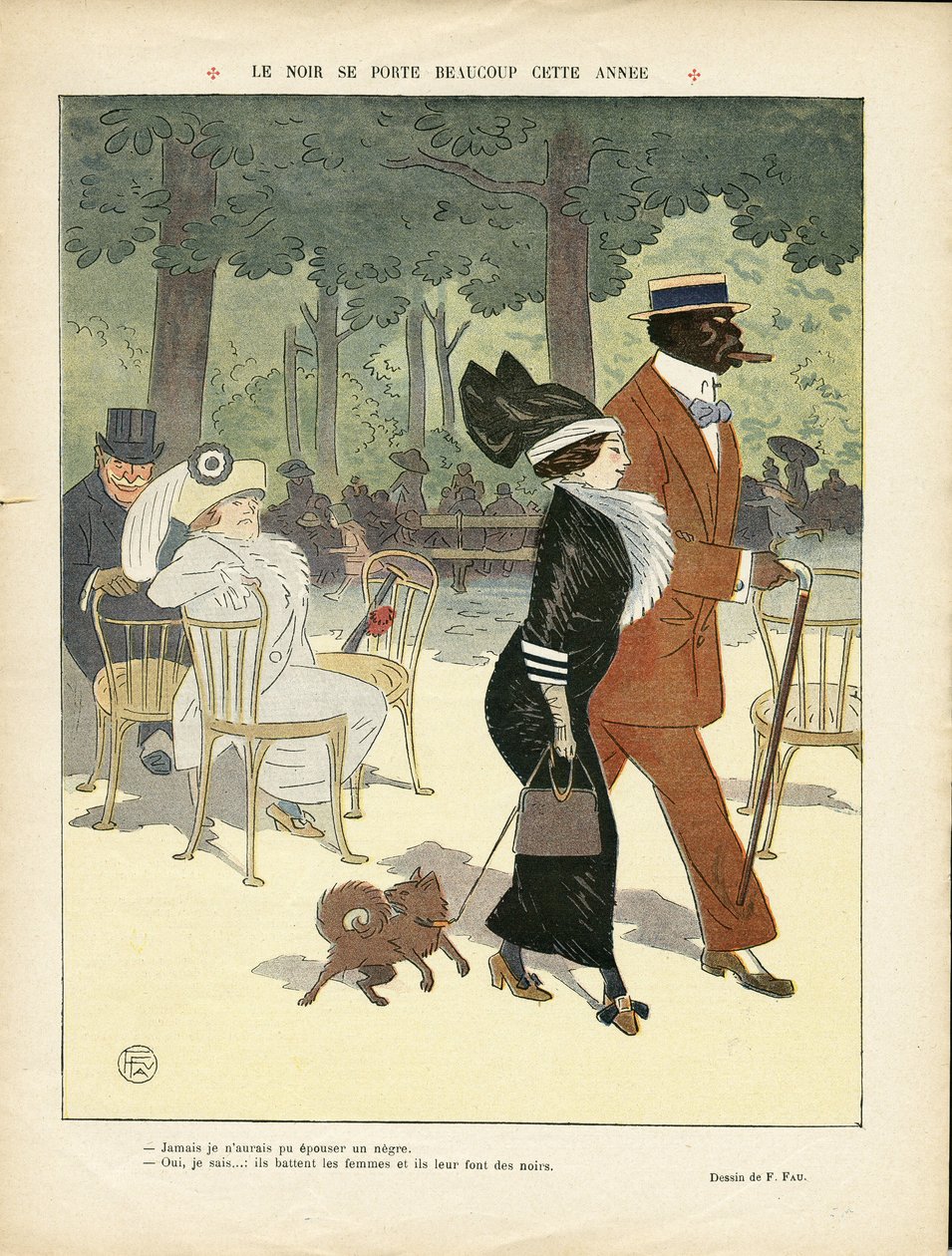 Illustration af Fernand Fau (1858-1919) i Le Lire af Fernand Fau