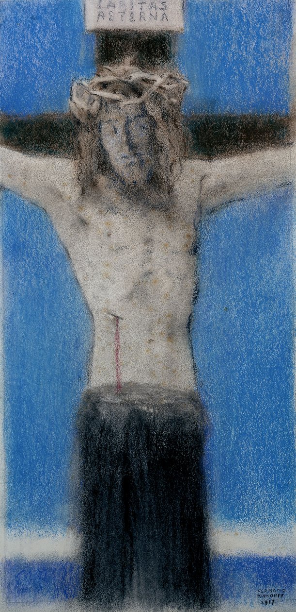 Ewige Nächstenliebe af Fernand Khnopff