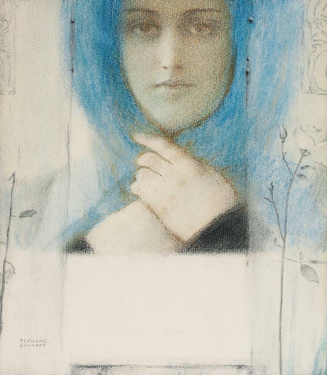 Clematis, ca. 1914 af Fernand Khnopff