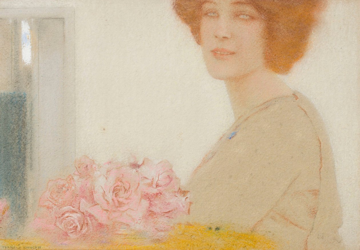 Fra roser af Fernand Khnopff
