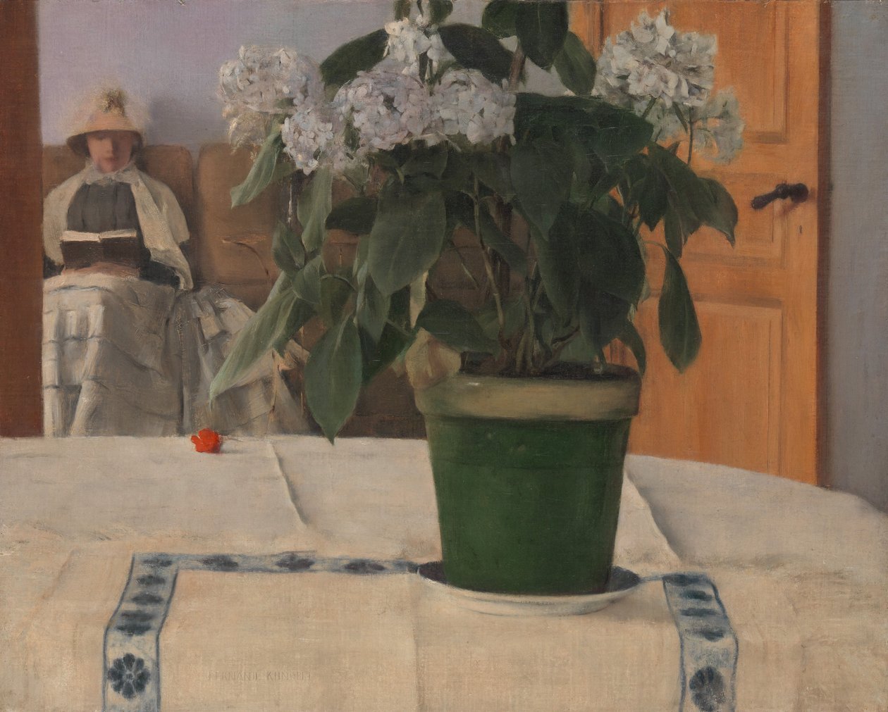 Hortensia, 1884 af Fernand Khnopff