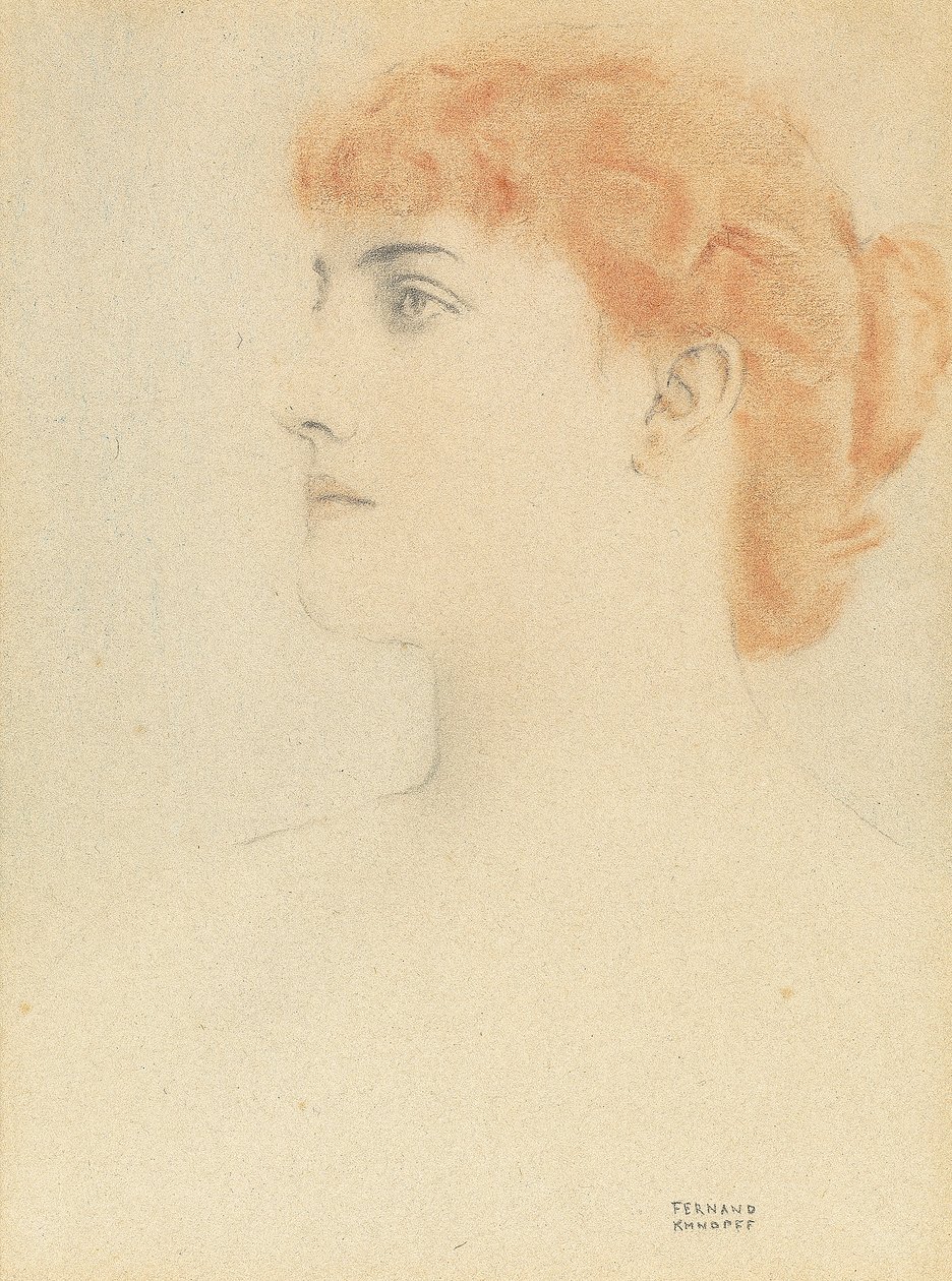 En parisisk, 1916 af Fernand Khnopff