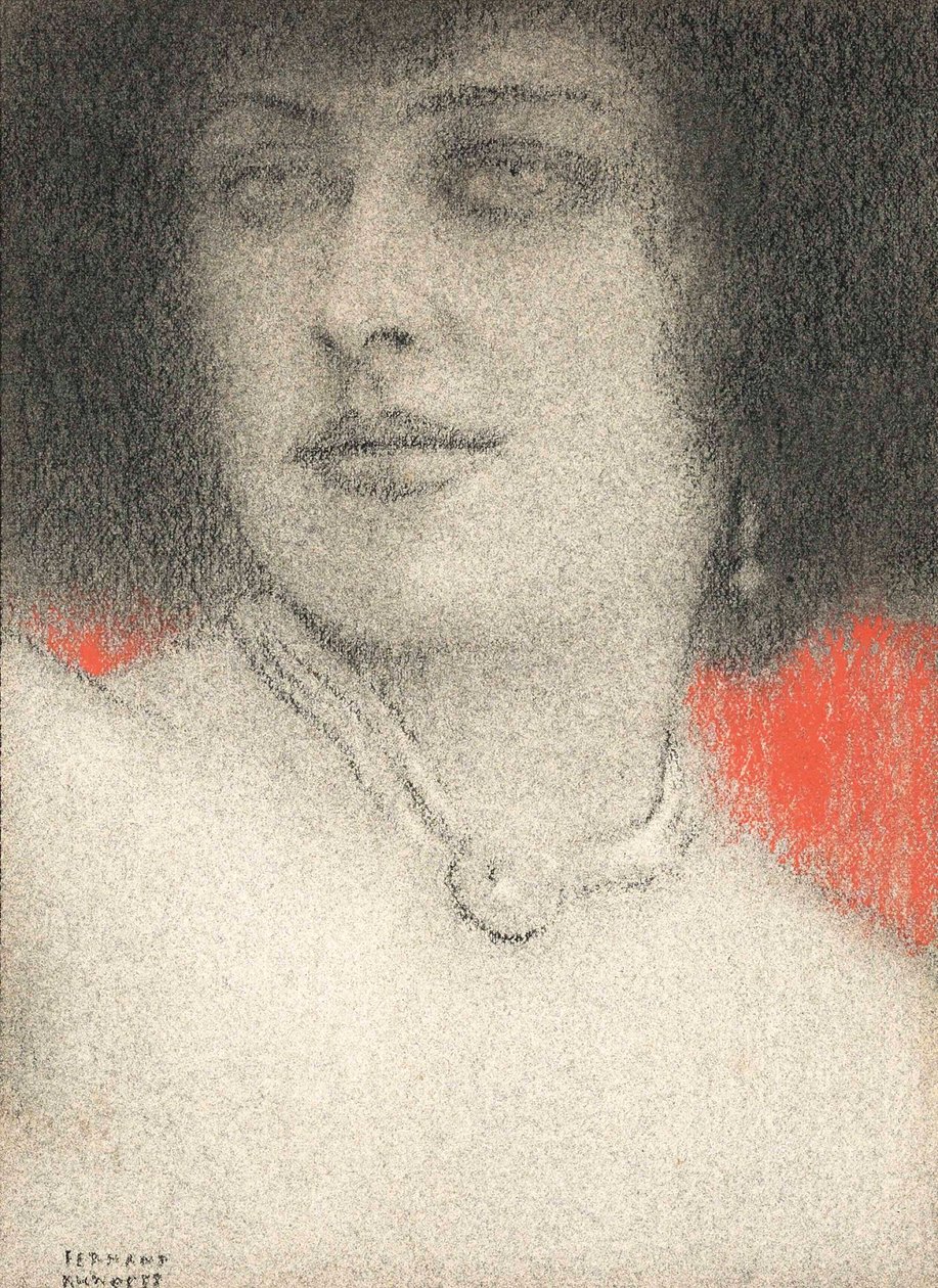 Studiet af kvinden, ca. 1914 af Fernand Khnopff